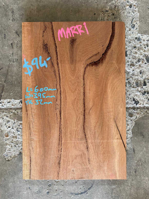 Timber Piece - Marri 600 x 395 x 32mm