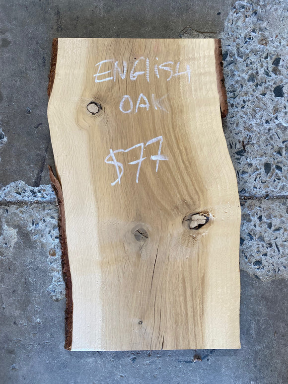 Timber Piece - English Oak 630 x 300 x 20mm