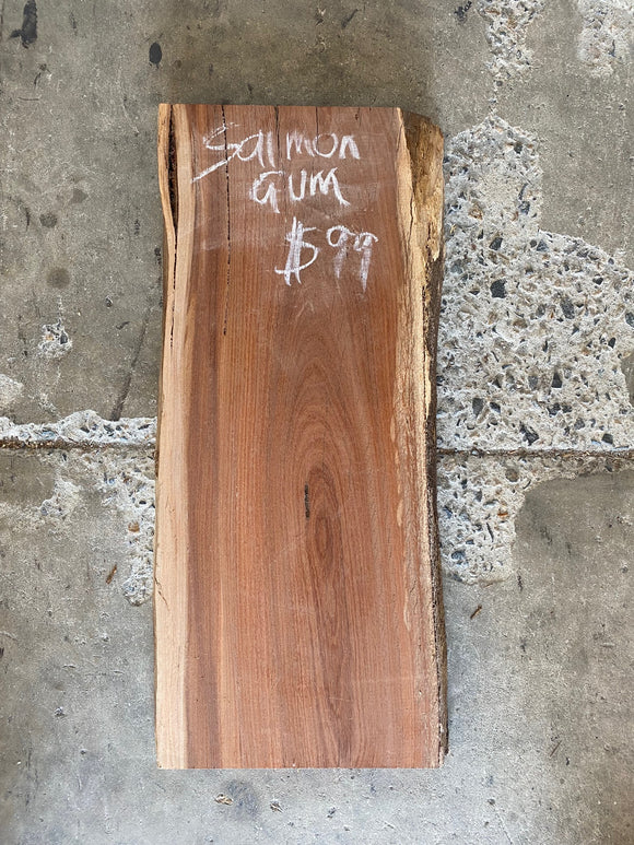 Timber Piece - Salmon Gum 820 x 300-330 x 50mm