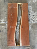 Timber Pieces - Jarrah 1000 x 595 x 40mm