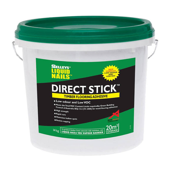 Selleys Direct Stick Timber Flooring Adhesive - 14KG