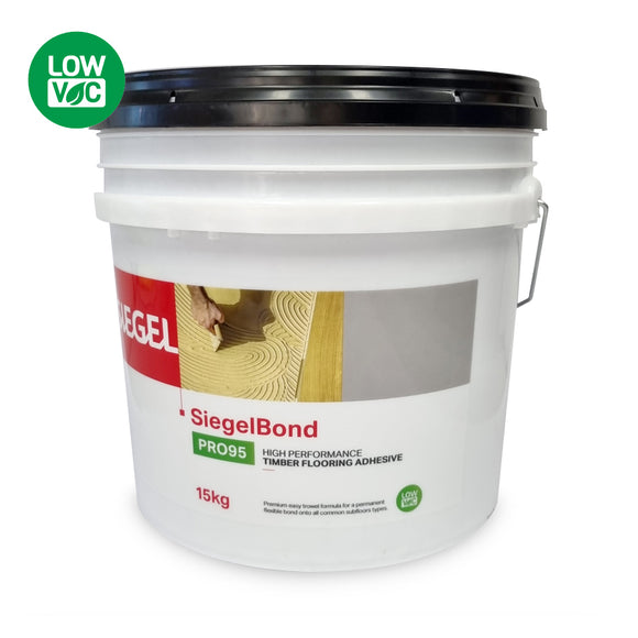 SiegelBond PRO95 Premium 3 in 1 Flooring Adhesive [MOISTURE BARRIER / ACOUSTIC / ADHESIVE]