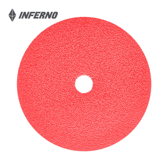 INFERNO 180mm dia Edger discs Velcro Backed Ceramics